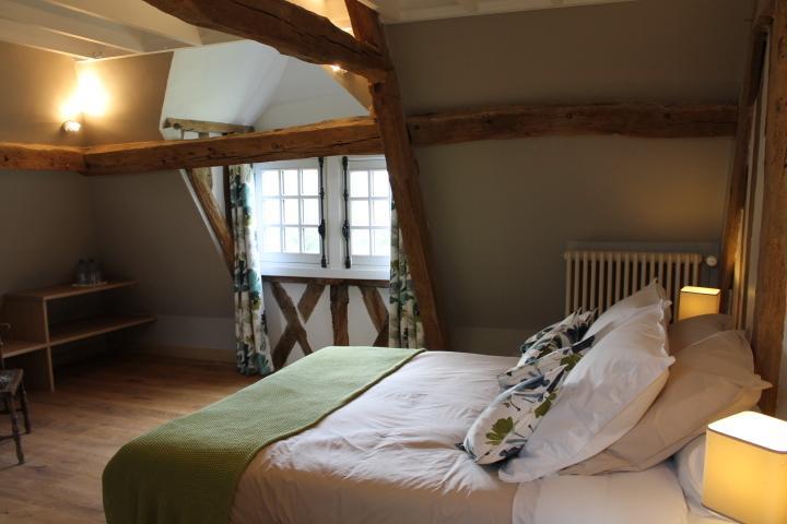 Bed and Breakfast Manoir De La Guerie à Ablon Chambre photo
